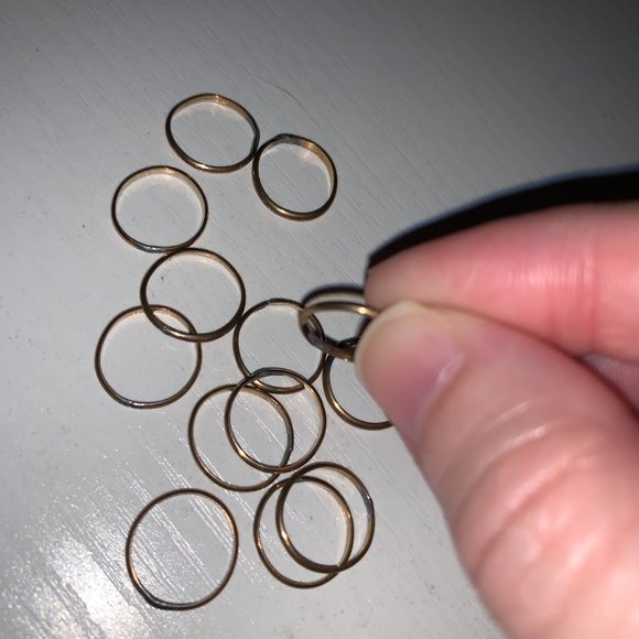 3/4 1.3mm Gold Filled Plain Band Ring - Picture 3 of 6